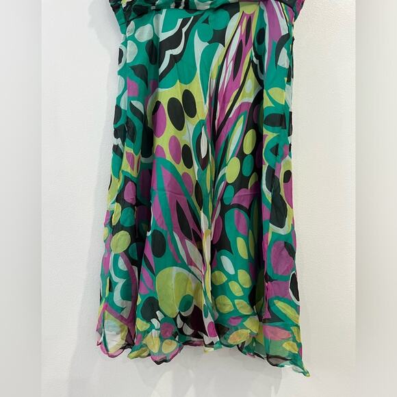 Milly of New York Vintage Y2k Babydoll Silk Dress 8 - Picture 7 of 11